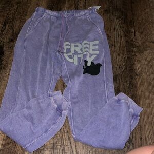 Free City Distressed Sweat pants brand new! With tags